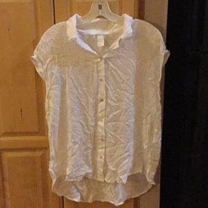H&M white top.